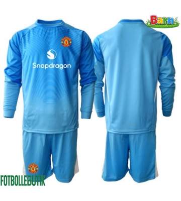 Manchester United Målvakt Hemmaställ Barn 2025-26 Långärmad (+ Korta byxor)